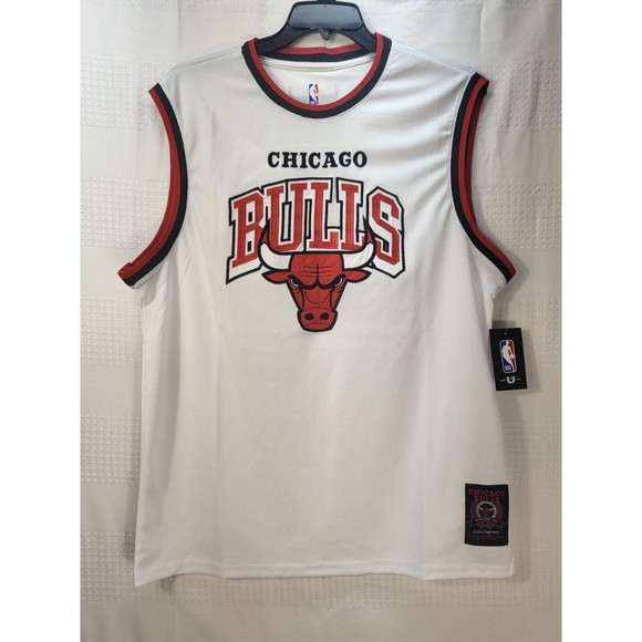 Champion Other - NBA Jersey Mens Large Basketball Chicago Bulls Eastern Conference Champion White